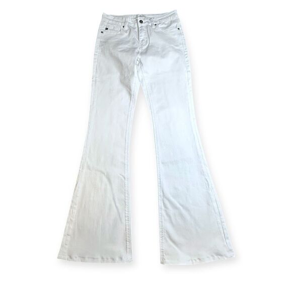 KANCAN Women’s White Mid-Rise Flare Jeans Size 7 / 27 Style #KC8102WT - Picture 3 of 8